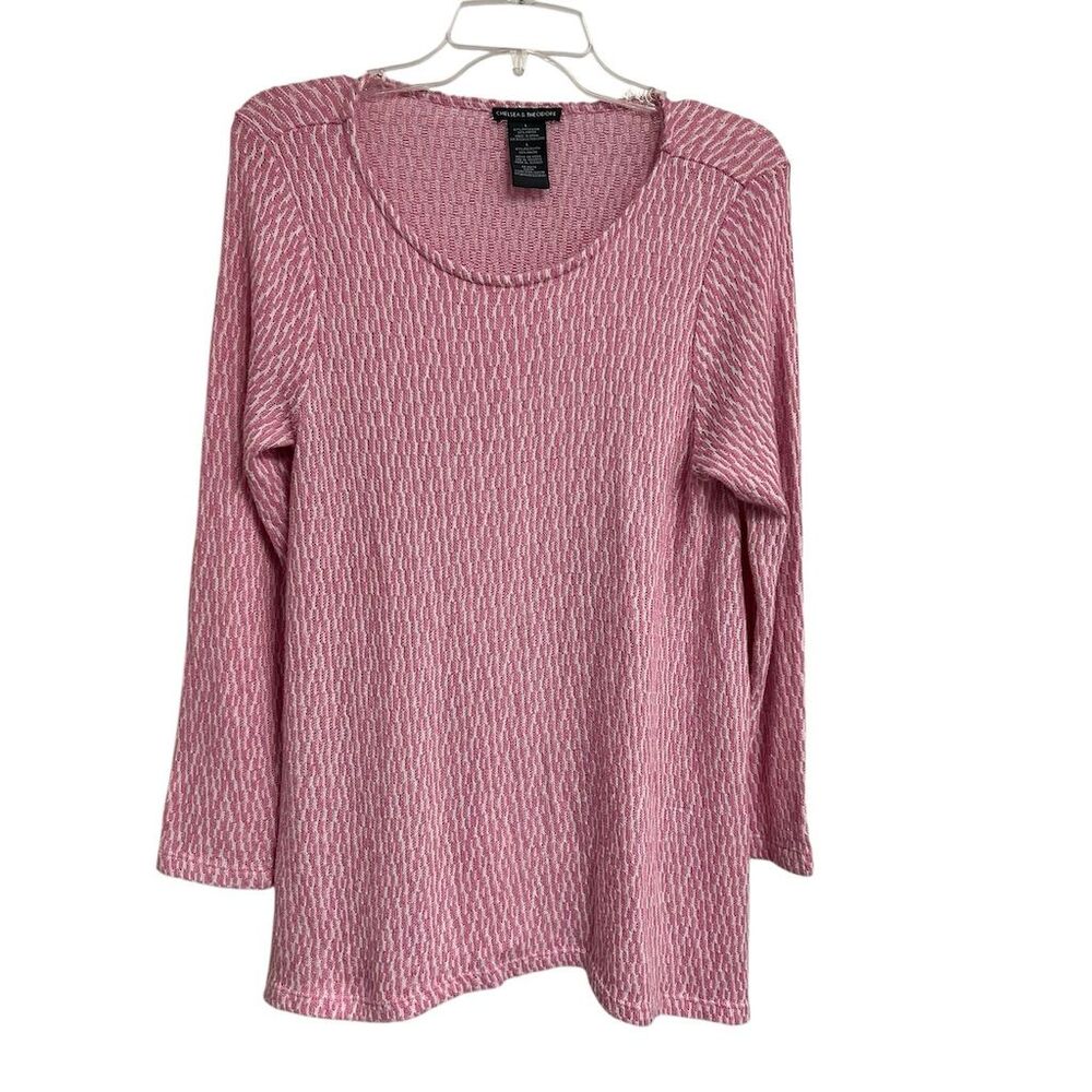 Chelsea & Theodore Women's L Multicolor Long Sleeve Soft Knit Pullover Sweater